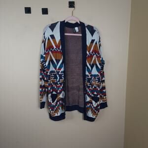 H&M Divided western open front knit cardigan Size XS